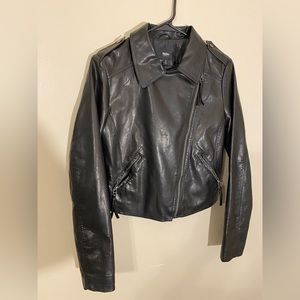 Mossimo women’s black motorcycle jacket